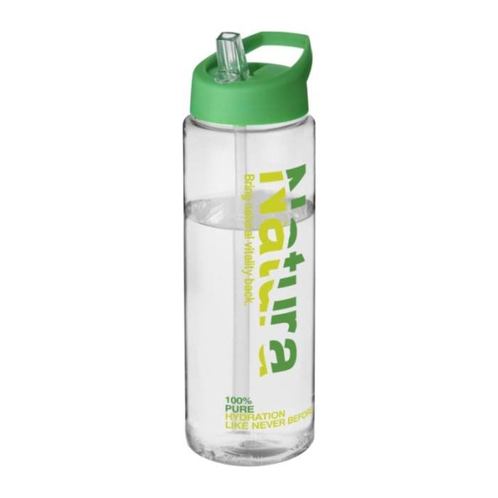 H2O Active Vibe Spout Lid Bottle 850ml CLR GN