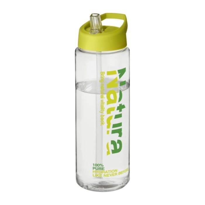 H2O Active Vibe Spout Lid Bottle 850ml CLR LGN