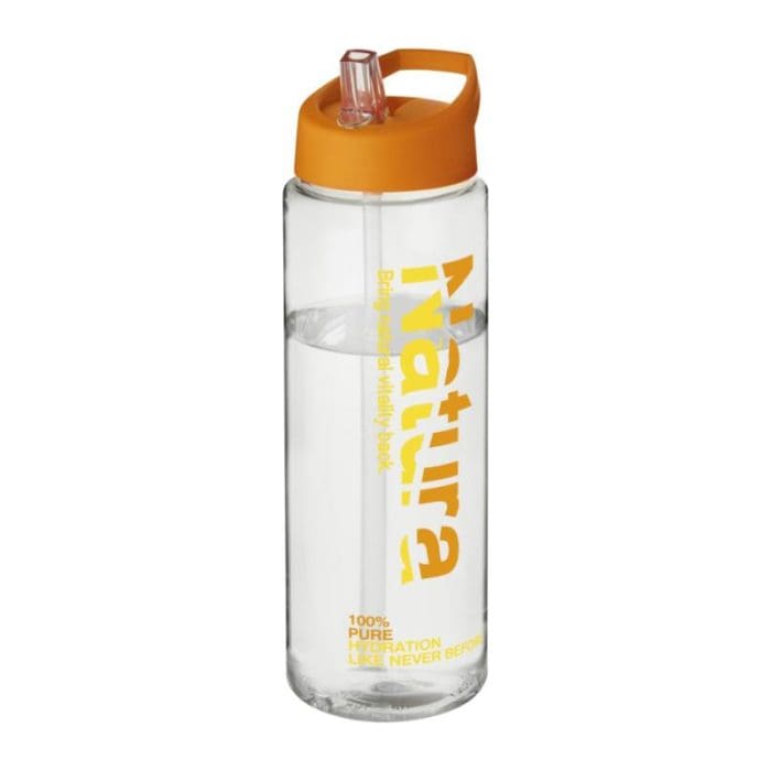 H2O Active Vibe Spout Lid Bottle 850ml CLR OR