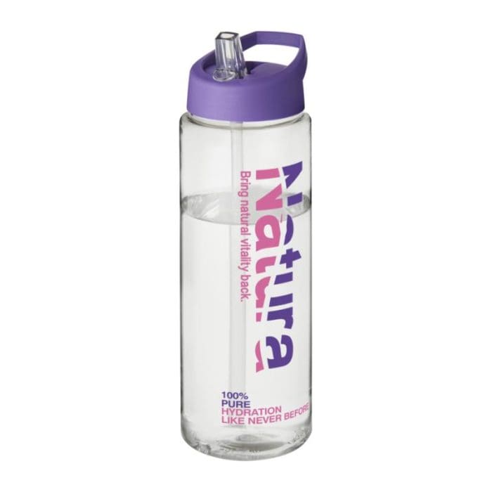 H2O Active Vibe Spout Lid Bottle 850ml CLR PL