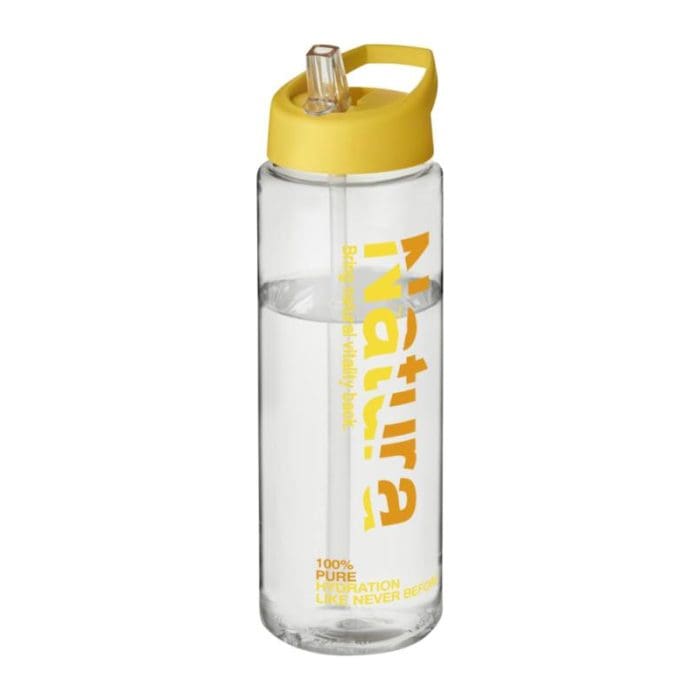 H2O Active Vibe Spout Lid Bottle 850ml CLR YL