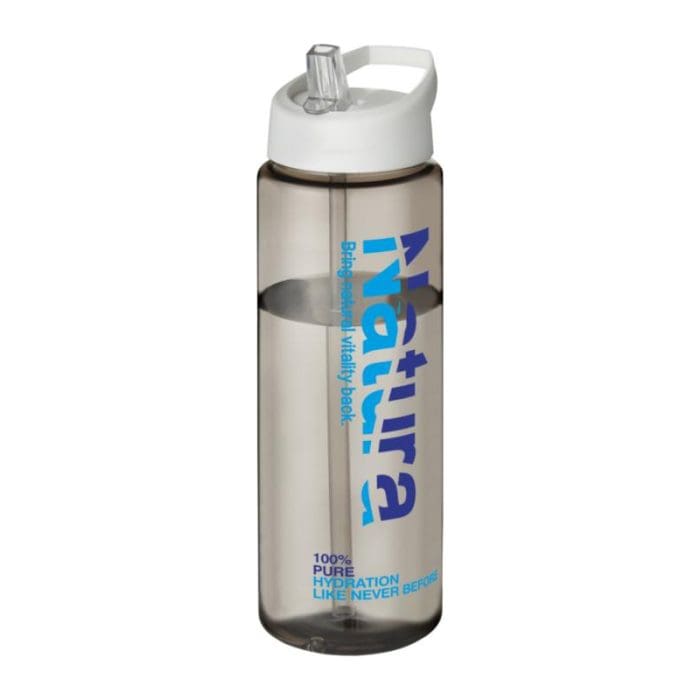 H2O Active Vibe Spout Lid Bottle 850ml GRY WH