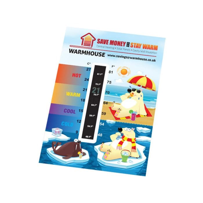 Large Temperature Gauge Card 2