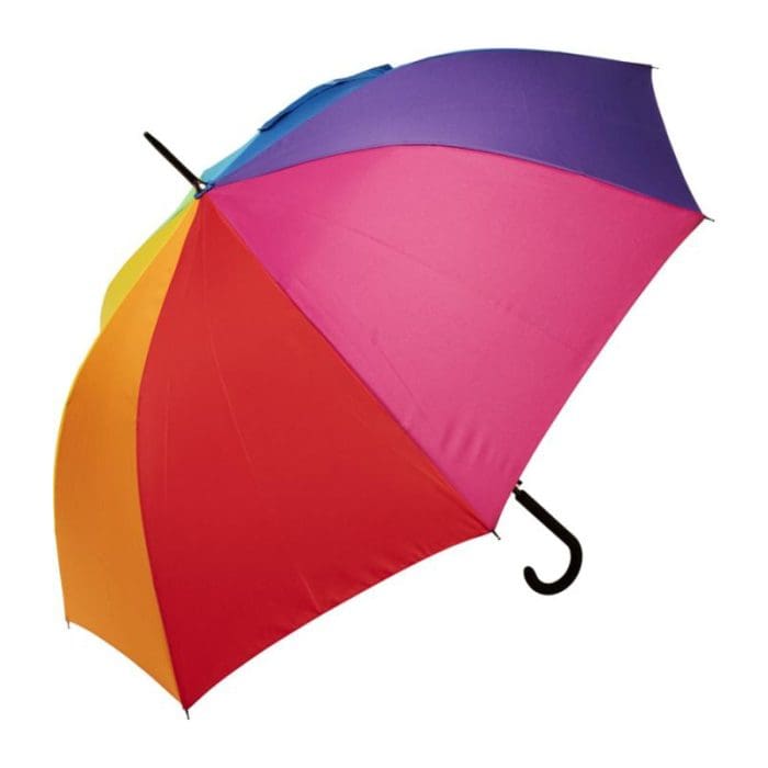 Rainbow Auto Open Windproof Umbrella 2