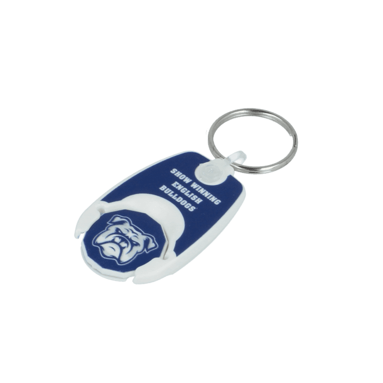 Recycled Pop Coin Trolley Coin Keyring