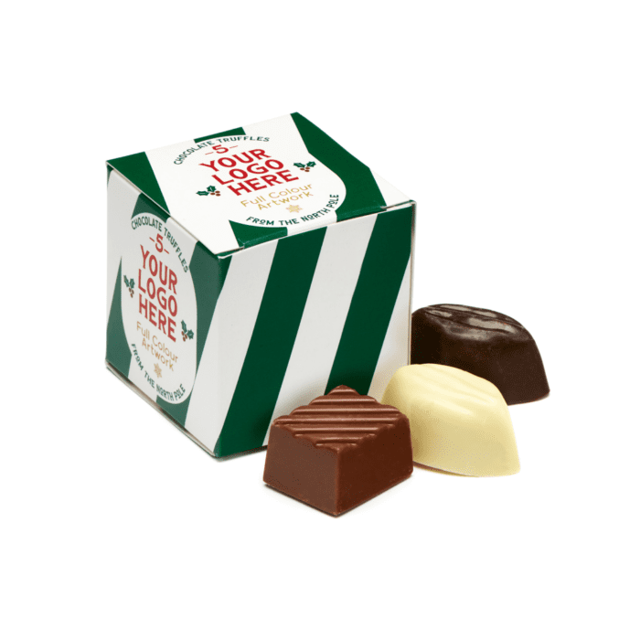 eco maxi cube chocolate truffles x 5