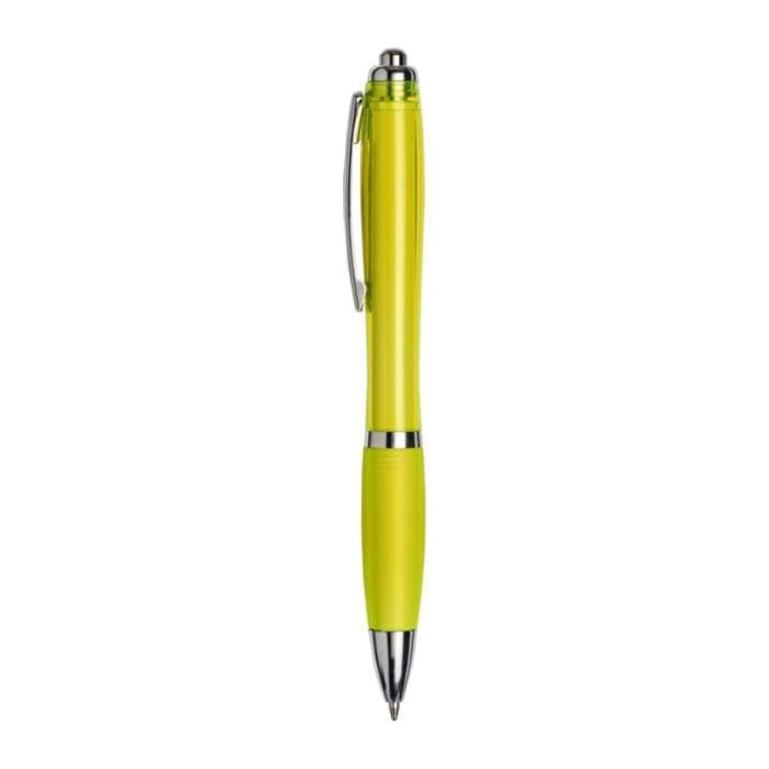 Curvy Pen with Coloured Barrel 2