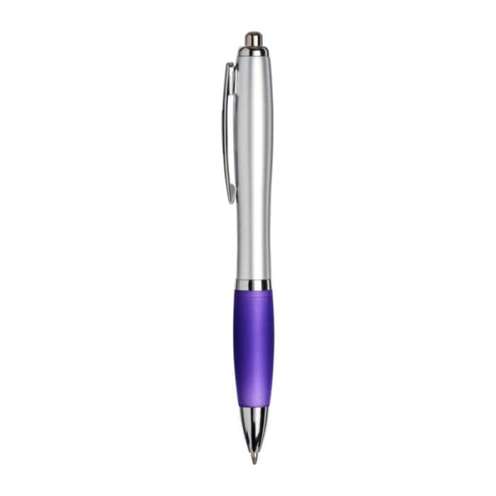 Curvy Pen with Satin Silver Barrel 12