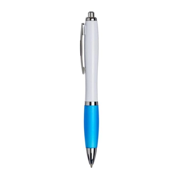 Curvy Pen with White Barrel 12