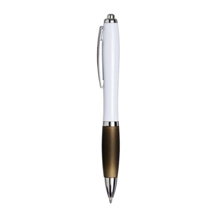 Curvy Pen with White Barrel 20