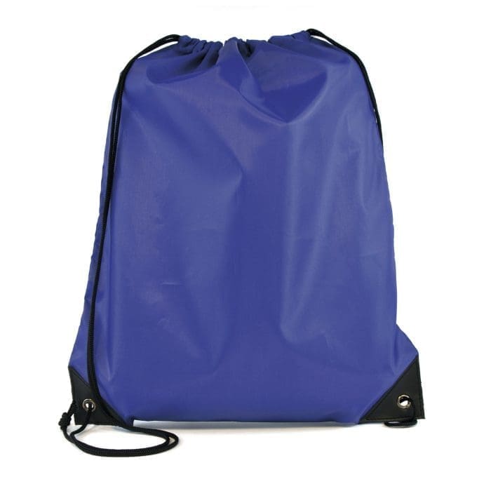 Custom-branded Pegasus polyester drawstring bag with printed logo