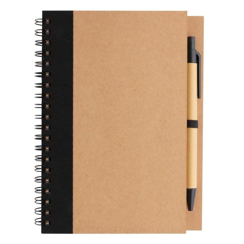 Tig Kraft Spiral Notebook with Pen 5