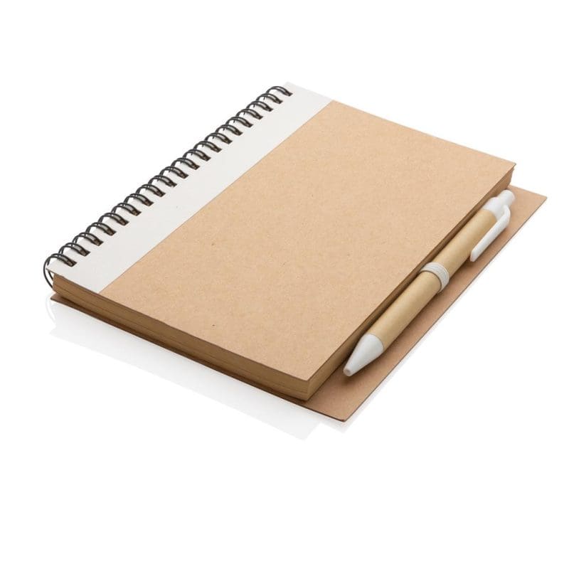 Tig Kraft Spiral Notebook with Pen 7