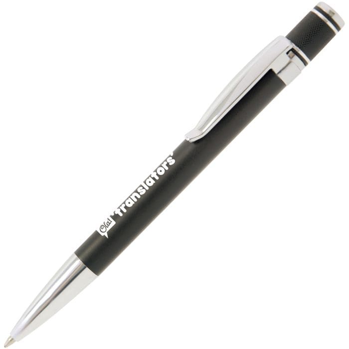 Top Twist Ball Pen BK