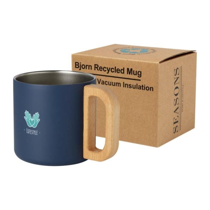 Bjorn Recycled Vacuum Mug 360ml BL