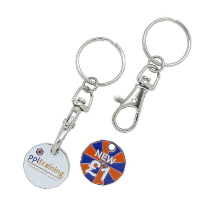 Enamel Trolley Coin Keyring 1 scaled