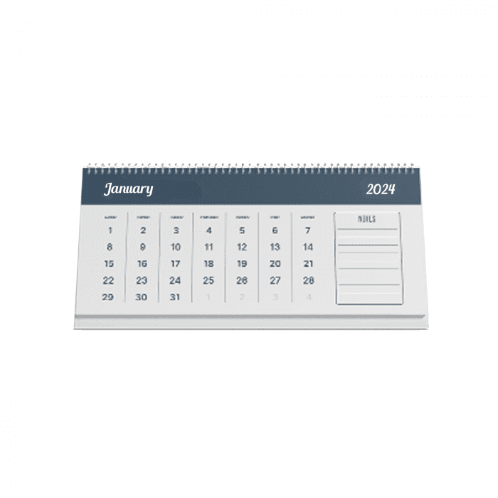 DL Desk Calendar