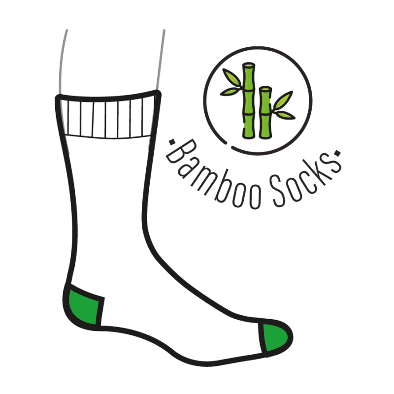 Classic Crew Branded Bamboo Socks 1