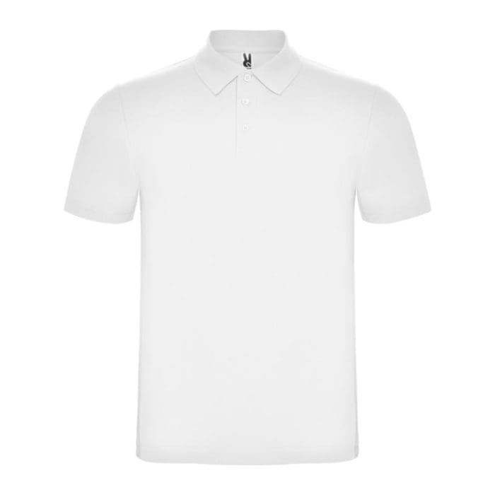 Austral Unisex White Polo Shirt 2