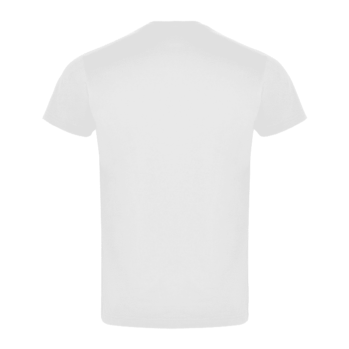 Roly Atomic Unisex White T Shirt 8