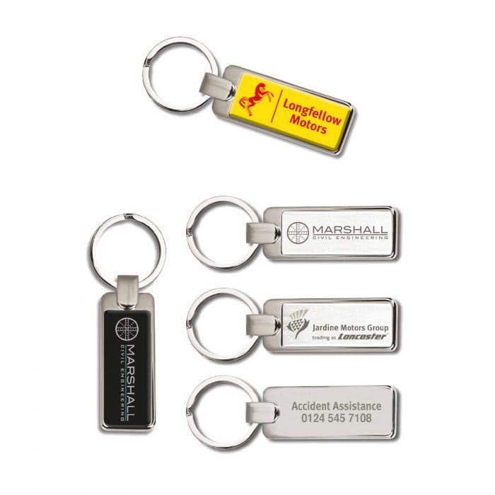 Elite Rectangular Keyring 2