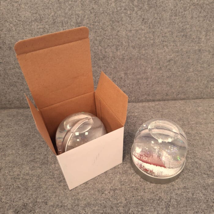 snow dome in card box 2