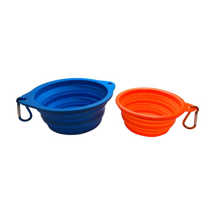 collapsible silicone dog bowl 13cm 3